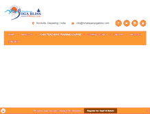 Tablet Screenshot of himalayanyogabliss.com